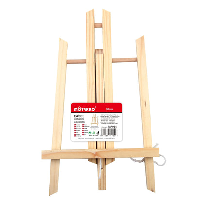 Naturlig Træ Staffeli til bord - 30 eller 40 cm
