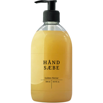 Håndsæbe Golden Nectar 500ml m/sort pumpe 8 stk.