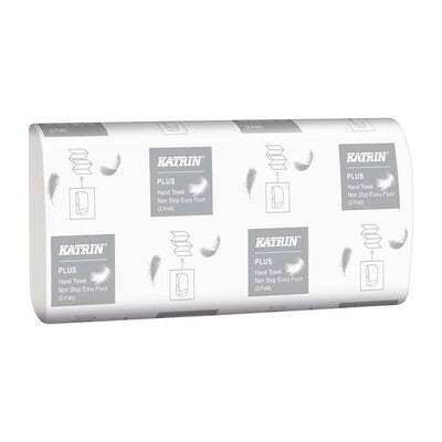 Papirhåndklæde Katrin Plus M NonStop EasyFlush 2-lags 24cm 38893 2700ark