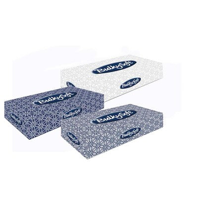 Ansigtsservietter Bulky Soft 2-lags 100stk/pak