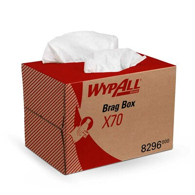 Aftørringsklude Wypall X70 hvid 8296 Workhorse 28,2x42,6cm 200ark/kar