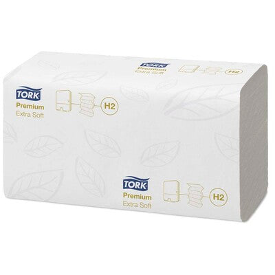Papirhåndklæde Tork Xpress H2 Premium Extra Soft 2-lag 2100ark 21,2x34cm multifold