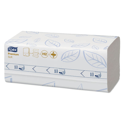 Papirhåndklæde tork xpress H2 Premium soft 2-lags komprimerede 2700 ark 100889 - 24 cm