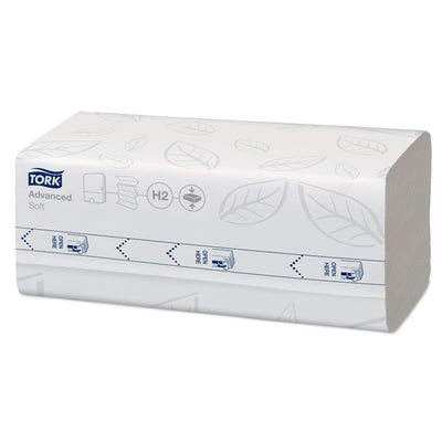 Papirhåndklæde tork xpress H2 Soft advanced 2-lags komprimerede 2400 ark 120454 - 32 cm