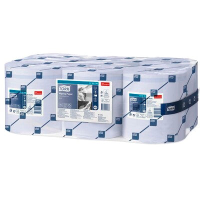 Aftøringsrulle, Tork, M2, standard, 1 lag, blå, 200mm x 320.00m, kasse a 6 ruller, FSC Recycled Credit