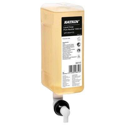 Sæbe Katrin Handwash Natural 1L/stk u/farve og parfume