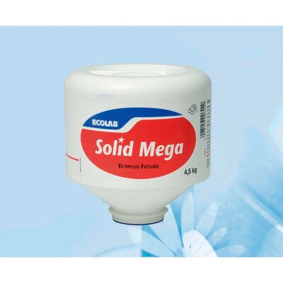 Maskinopvask Solid Mega Pulver 4,5 kg m/klor - 4 dunke